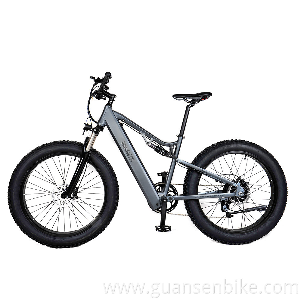 Electric Fat Tire Bike with low energy consumption